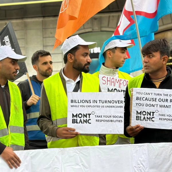 Appello alla solidarietà, per i lavoratori della filiera Montblanc